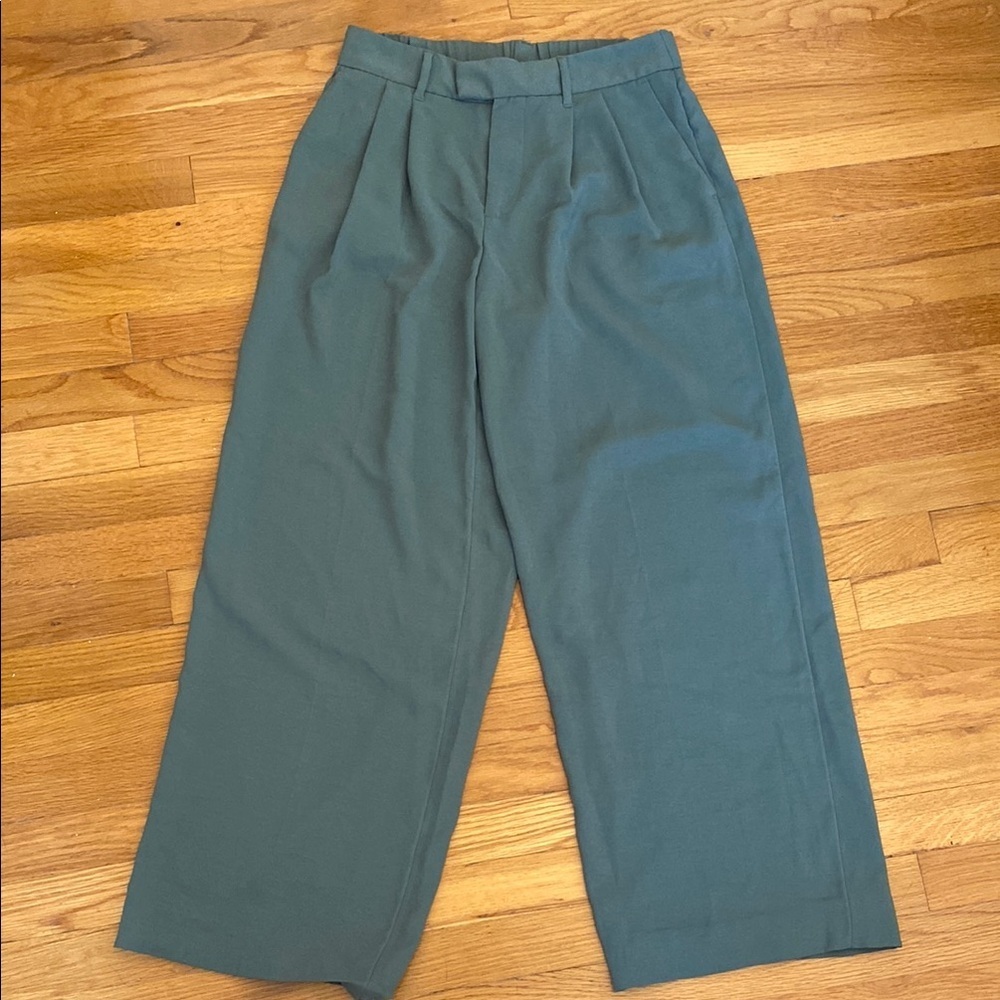 a new day Green Chino Pants High-Waisted